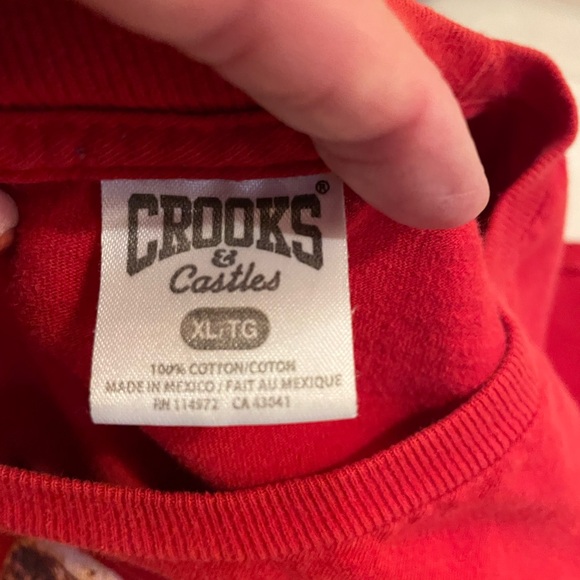 Crooks and Castles Shirt, Cobra Kai, Strike First Strike Hard No Mercy, Men’s XL - Picture 10 of 10